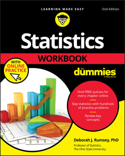 Скачать книгу Statistics Workbook For Dummies with Online Practice