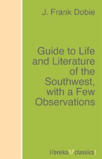 Скачать книгу Guide to Life and Literature of the Southwest, with a Few Observations