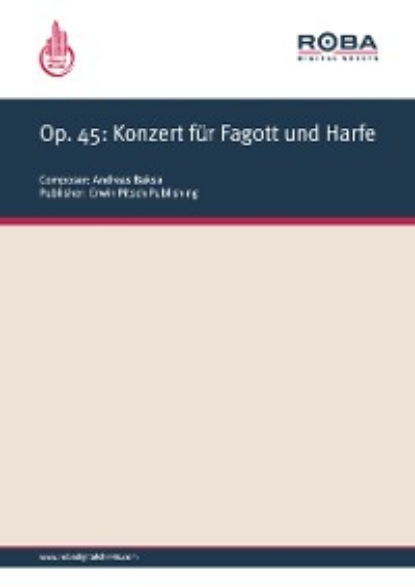 Скачать книгу Op. 45: Konzert für Fagott und Harfe