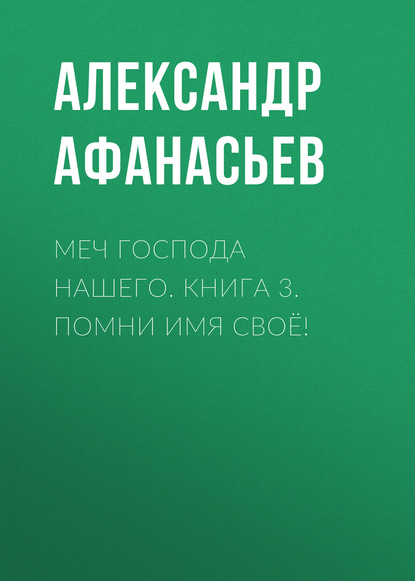 Скачать книгу Меч Господа нашего. Книга 3. Помни имя своё!