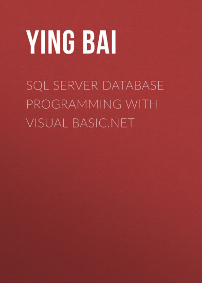 Скачать книгу SQL Server Database Programming with Visual Basic.NET