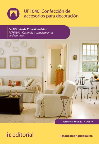 Скачать книгу Confección de accesorios para decoración. TCPF0309