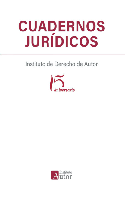 Скачать книгу Cuadernos jurídicos del Instituto de Derecho de Autor