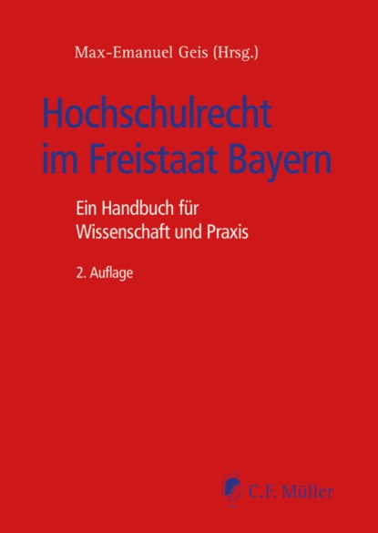 Скачать книгу Hochschulrecht im Freistaat Bayern