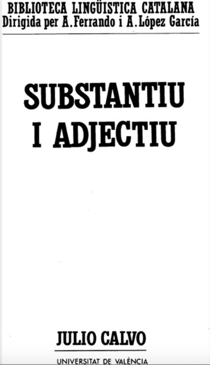 Скачать книгу Substantiu i adjectiu