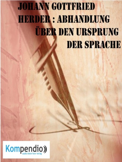 Скачать книгу Abhandlung über den Ursprung der Sprache