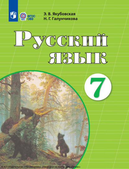 Скачать книгу Русский язык. 7 класс