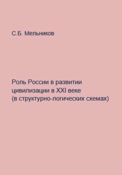 Скачать книгу Роль России в развитии цивилизации в ХХI веке в структурно-логических схемах