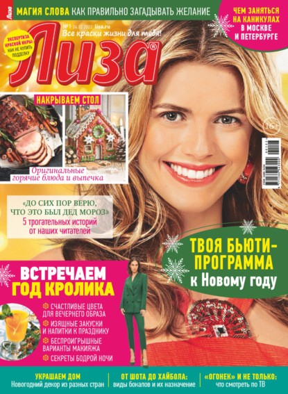 Скачать книгу Журнал «Лиза» №01/2023