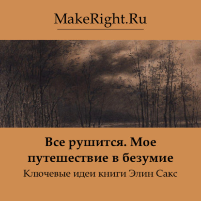 Скачать книгу Все рушится. Мое путешествие в безумие. Идеи книги Элин Сакс