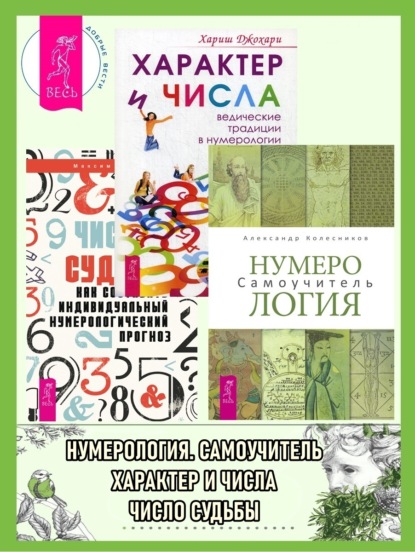 Скачать книгу Нумерология: Самоучитель. Характер и числа: Ведические традиции в нумерологии. Число судьбы: Как составить индивидуальный нумерологический прогноз