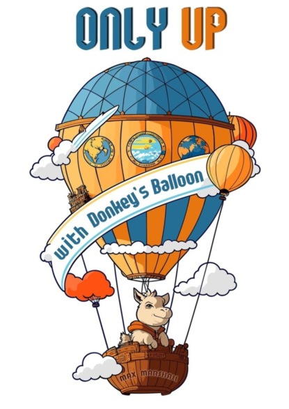 Скачать книгу Only Up with Donkey’s Balloon