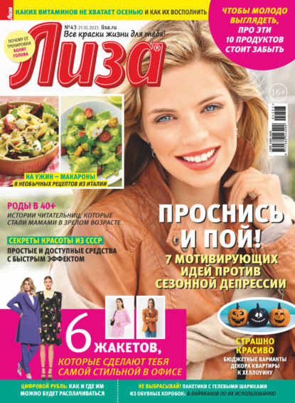 Скачать книгу Журнал «Лиза» №43/2023