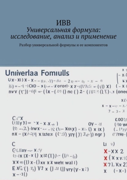 Скачать книгу Универсальная формула: исследование, анализ и применение. Разбор универсальной формулы и ее компонентов