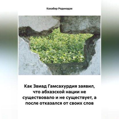 Скачать книгу Как Звиад Гамсахурдия заявил, что абхазской нации не существовало и не существует, а после отказался от своих слов