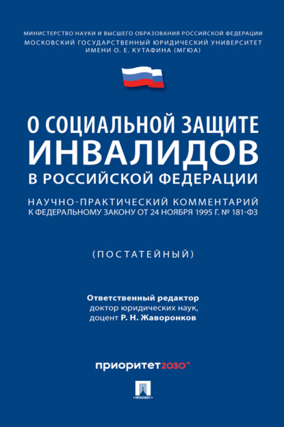 Скачать книгу Научно-практический комментарий к Федеральному закону «О социальной защите инвалидов в Российской Федерации» (постатейный)
