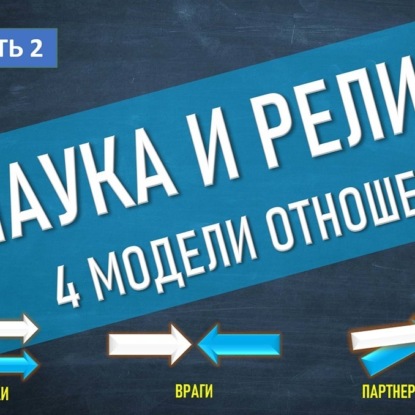 Скачать книгу 062 Наука и Религия. 4 модели отношений. История науки 2 ч. Религия и Наука конфликт Дебаты