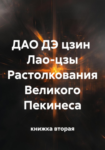 Скачать книгу ДАО ДЭ цзин Лао-цзы Растолкования Великого Пекинеса