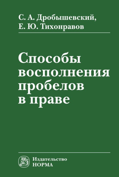 Скачать книгу Способы восполнения пробелов в праве