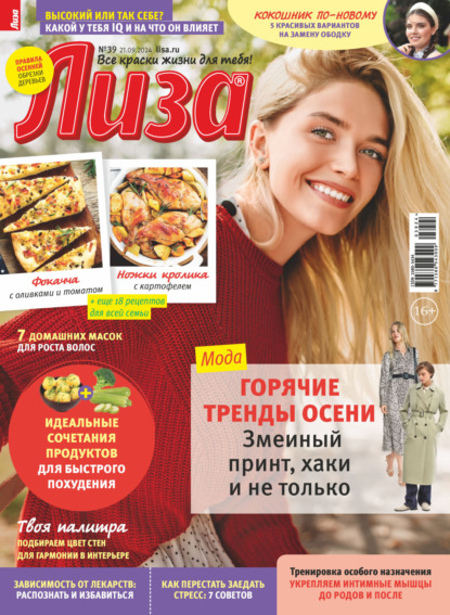 Скачать книгу Журнал «Лиза» №39/2024