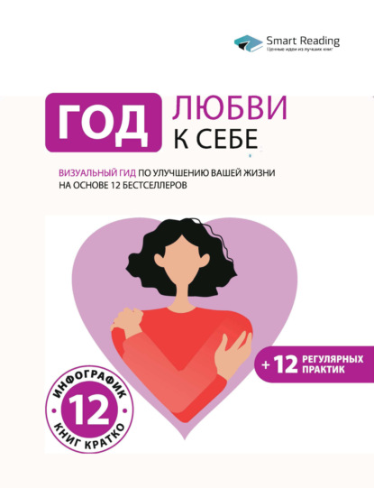 Скачать книгу Год любви к себе. Визуальный гид по улучшению вашей жизни на основе 12 бестселлеров