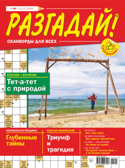 Скачать книгу Журнал «Разгадай! Сканворды для всех» №46/2024
