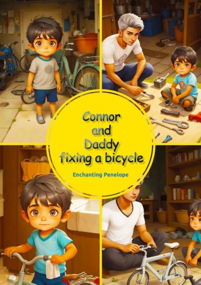 Скачать книгу Connor and Daddy Fixing a Bicycle