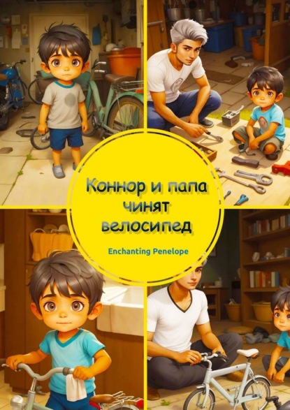 Скачать книгу Коннор и папа чинят велосипед