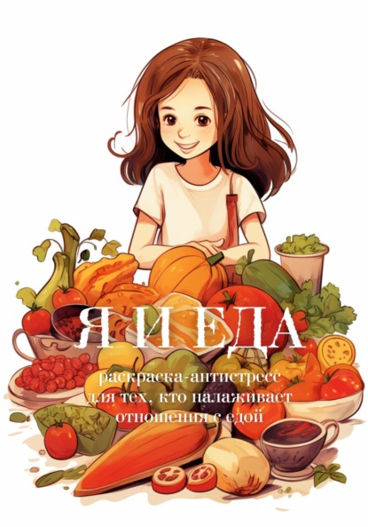 Скачать книгу Я и еда. Раскраска-антистресс