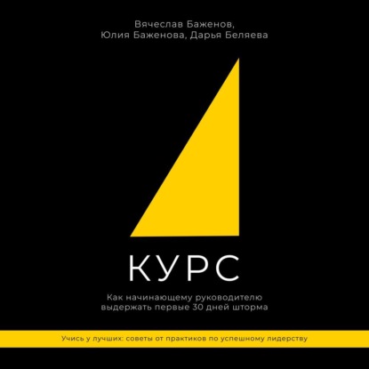Скачать книгу Курс: Как начинающему руководителю выдержать первые 30 дней шторма