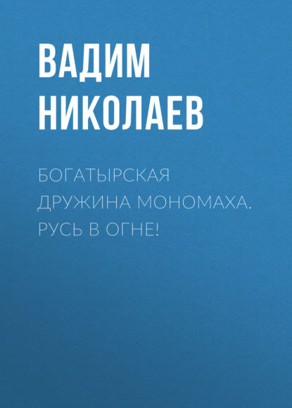 Скачать книгу Богатырская дружина Мономаха. Русь в огне!