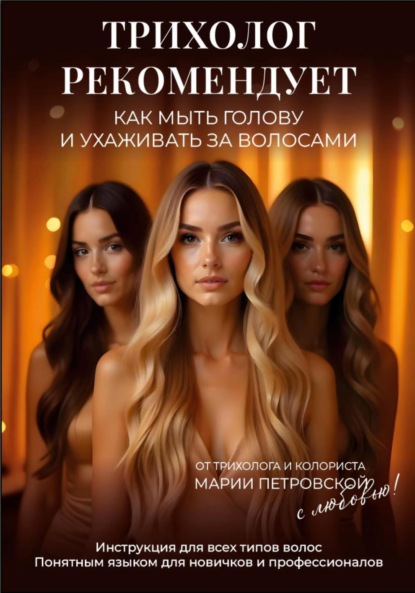 Скачать книгу Трихолог рекомендует: Как мыть голову и ухаживать за волосами. Инструкция для всех типов волос. Понятным языком для новичков и профессионалов