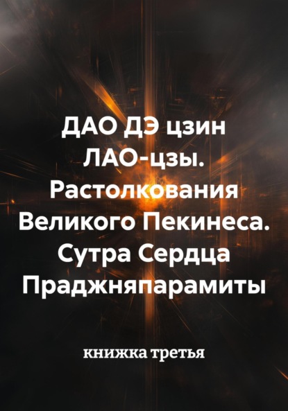 Скачать книгу ДАО ДЭ цзин ЛАО-цзы Растолкования Великого Пекинеса Сутра Сердца Праджняпарамиты