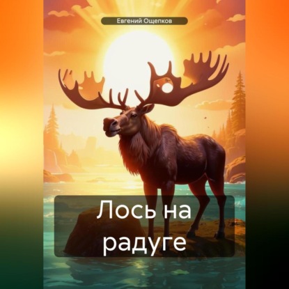 Лось на радуге