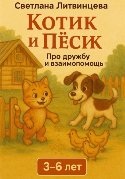 Скачать книгу Котик и песик. О дружбе и взаимопомощи