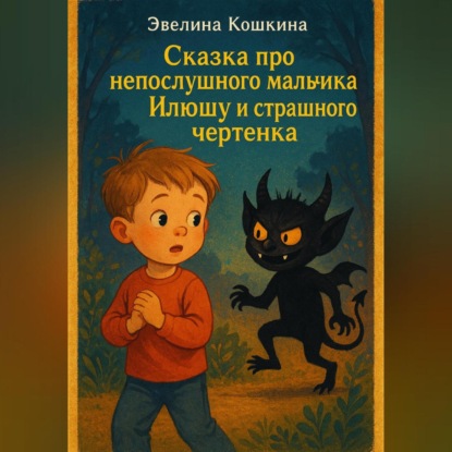 Скачать книгу Сказка про непослушного мальчика Илюшу и страшного чертенка