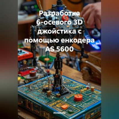Скачать книгу Разработка 6-осевого 3D джойстика с помощью енкодера AS 5600