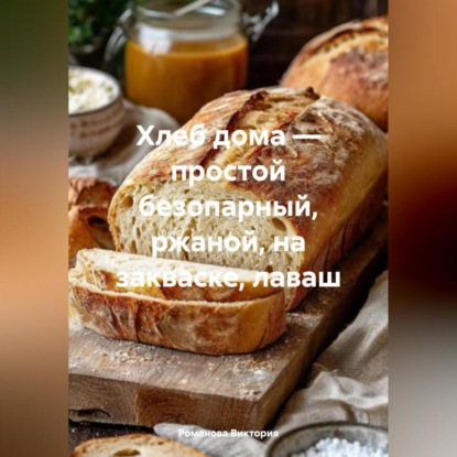 Скачать книгу Хлеб дома – простой безопарный, ржаной, на закваске, лаваш