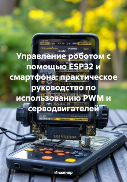Скачать книгу Управление роботом с помощью ESP32 и смартфона: практическое руководство по использованию PWM и серводвигателей