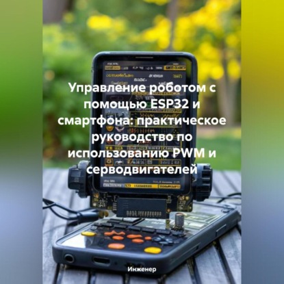 Скачать книгу Управление роботом с помощью ESP32 и смартфона: практическое руководство по использованию PWM и серводвигателей
