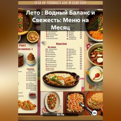 Скачать книгу Лето : Водный Баланс и Свежесть: Меню на Месяц
