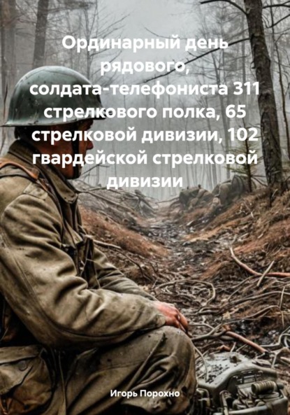 Скачать книгу Ординарный день рядового, солдата-телефониста 311 стрелкового полка, 65 стрелковой дивизии, 102 гвардейской стрелковой дивизии