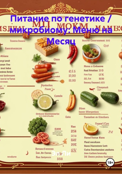 Скачать книгу Питание по генетике / микробиому: Меню на Месяц