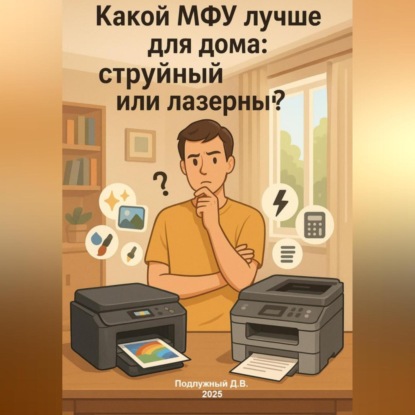 Скачать книгу Какой МФУ лучше для дома: струйный или лазерный? Простое руководство для разумного выбора