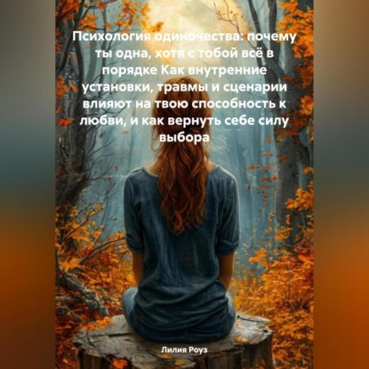 Скачать книгу Психология одиночества: почему ты одна, хотя с тобой всё в порядке Как внутренние установки, травмы и сценарии влияют на твою способность к любви, и как вернуть себе силу выбора