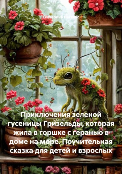 Скачать книгу Приключения зеленой гусеницы Гризельды, которая жила в горшке с геранью в доме на море. Поучительная сказка для детей и взрослых