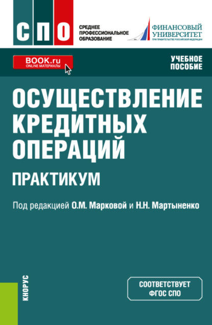 Скачать книгу Осуществление кредитных операций. Практикум. (СПО). Учебное пособие.