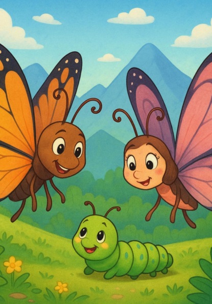 Скачать книгу Гусеница, которая мечтала летать