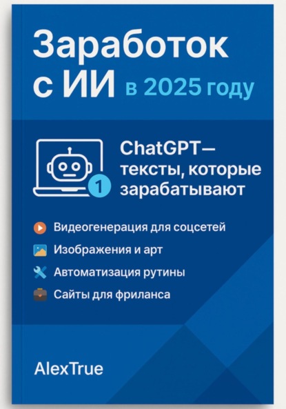 Скачать книгу Заработок с ИИ в 2025 году