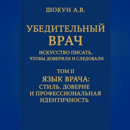 Скачать книгу Убедительный врач: искусство писать, чтобы доверяли и следовали Том II. Язык врача: стиль, доверие и профессиональная идентичность